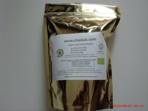 1Kg Soil Association organic spirulina powder