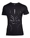 Produktbild Black Panther Black On Black Face Herren T-Shirt - Schwarz, Große:S