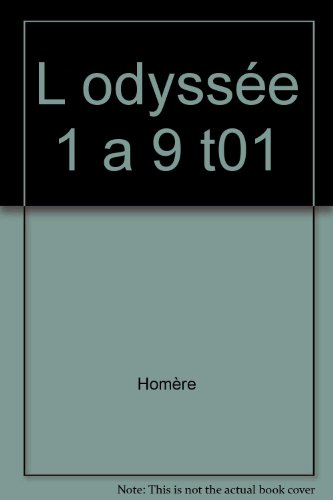 couverture de : Odyss&eacute;e i &agrave; IX [L']