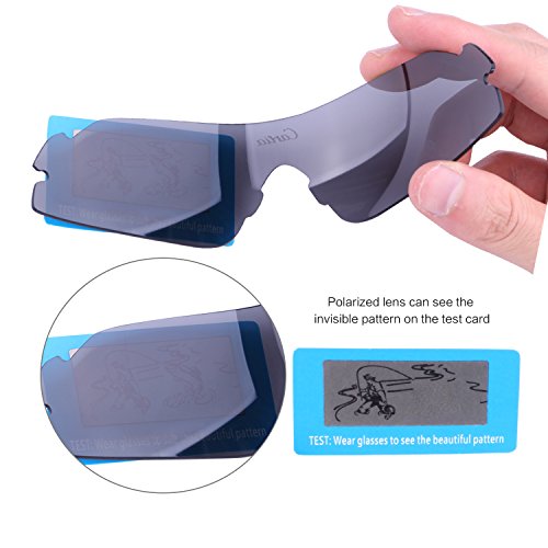 Carfia TR90 Damen Heren Radbrille Outdoor Sportbrille Polarisiert Sport Sonnenbrille mit 5 Wechselbare Linsen für Radfahren Laufen Reisen – 100% UV400 Schutz - 9