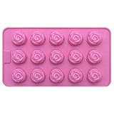 RBV Birkmann Birkmann 251588 Pralinen- & Schokoladenförmchen, Silikon, Rose