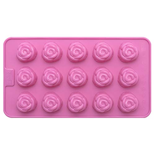 Preisvergleich Produktbild Birkmann 251588 Pralinen- & Schokoladenförmchen, Silikon, Rose