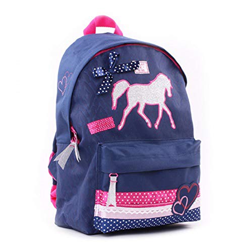 Preisvergleich Produktbild Sweet Horses Pferde Rucksack 37cm 8,5L Plus Sticker-Bogen