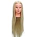 Neverland Beauty 60cm 30% Real Human Long Hair Hairdressing Cosmetology Mannequin Manikin Training Head Model with Clamp