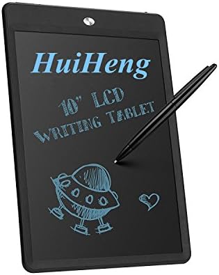 LCD Writing Tablet, HuiHeng Portable Writing Board Drawing Board Graphic Tablet Suitable for Kids Designer Teachers Students Doctors Use in School Office House Home - 10 Inch Screen