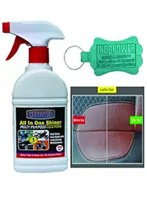 INDOPOWER -All in ONE Shiner Spray 500ml.+Your Package with This Products Rubber Keyring (Send Any Available Color one pic).