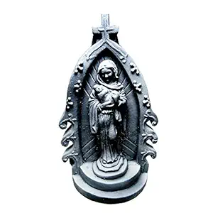 Salvus App SOLUTIONS Handmade Marble Power God Jesus with Mary Mothers Figurine/Statue for Christmas, Home-Office Decor & Car Dashboard (6 Inches)