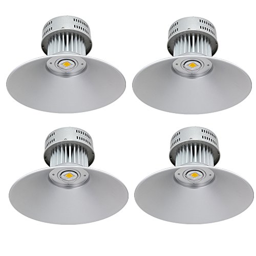Preisvergleich Produktbild 4X100W LED Hängelampe Fabrik Industrielampe Deckenlampe Moderne Pendelleuchte Hängeleuchte Industriestrahler SMD Chip, Aluminium high Bright 9000-10000LM Kaltweiß