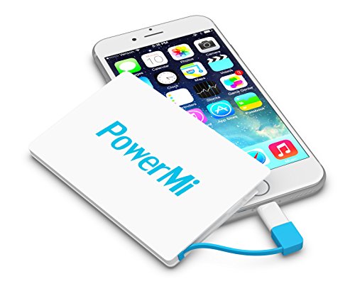 Batterie externe de secours pour des smartphones  format carte de cr  dit - Samsung Galaxy  iPhone 5  iPhone 6  Xiaomi  Huawei  Nexus  LG  HTC etc  - 