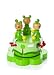 Music Box for Babies - Wooden Musical Green Frog Playing Pop Goes the Weasel Gift for Baby Boy or Girl