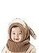 Produktbild Baby Wintermütze Strickmütze Schlauchschal Mädchen Schlupfmütze Mütze Hut Beanie Ballonmütze Hüte Wintermütze Schlupfmütze Junge Hüte Mützen Schirmmütze Hasen LMMVP (Khaki)