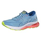 asics damen schwarz Für neutrale Fußstellung ASICS Damen Gel-Nimbus 21 Laufschuhe, Blau (Heritage Blue/Lake Drive 402), 40.5 EU
