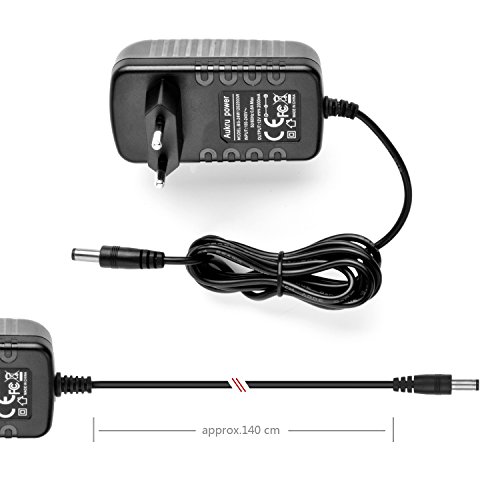 Aukru 12v 2a Stecker Netzteil 5 5mm x 2 5mm f  r Festplatte Drucker Scanner Router Fax TFT   LCD Monitor LED Streifen Wasserpumpe