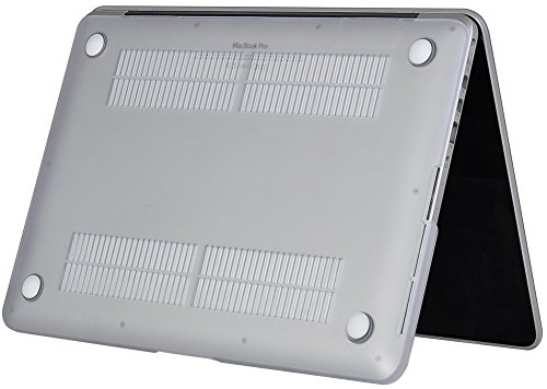 Topideal 3 in 1 – [EU/GB-Tastatur Version] Matte Hart-Schutzhülle für MacBook 13 Pro 33,8 cm (13 Zoll) mit Retina-Display-Modell A1425 / A1502 (ohne CD-ROM-Laufwerk) + Tastaturhülle + Displayschutzfolie - 4