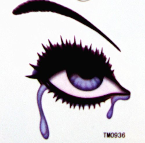 Preisvergleich Produktbild King Horse Wasserdicht Totem bunten Tattoo-Aufkleber in Tränen