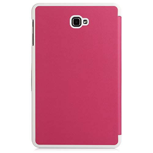 iHarbort® Premium Hülle für Samsung Galaxy Tab A 10.1 (SM-T580/T585) – Samsung Galaxy Tab A 10.1 hülle Etui Schutzhülle Case Cover Holder Stand mit Smart Auto Wake / Sleep-Funktion (Rosa) - 5