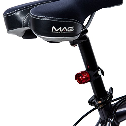 Biluso Fahrradlicht Set – LED Fahrradbeleuchtung für vorne und hinten – Wasserdichte Fahrradlampe USB-aufladbare Scheinwerfer – Geeignet für Mountainbikes , BMX und fahrrad – Batterien enthalten – Höchste Sicherheit auf der Straße - 6