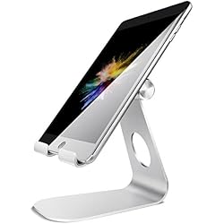 Soporte Tablet, Lamicall Multiángulo Soporte Tablet : Soporte Base Ajustable para Tablets para Pad 2018 Pro 10.5 / 9.7 / 12.9, Pad mini 2 3 4, Pad Air, Air 2, Samsung Tab, Otras Tablets - Plata