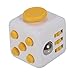 Produktbild Anti Stress Cube 6 Seiten Angst Langeweile Entlasten Anti-Angst Spielzeug für Kinder Erwachsene 5 Farben(Gold Yellow)
