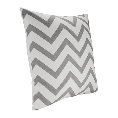 Avanzza 4er-Set Kissenhülle / Kissenbezug 40×40 cm in Grau für Kissen, Sofakissen / Sofa Kissen und Dekokissen / Deko Kissen aus der Linie Decor Chic - 3