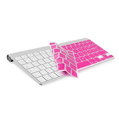 Incutex QWERTZ Silikon Tastaturschutz Tastenschutz Kratzschutz für MacBook (deutsche Tastenfolge) Rot - 3