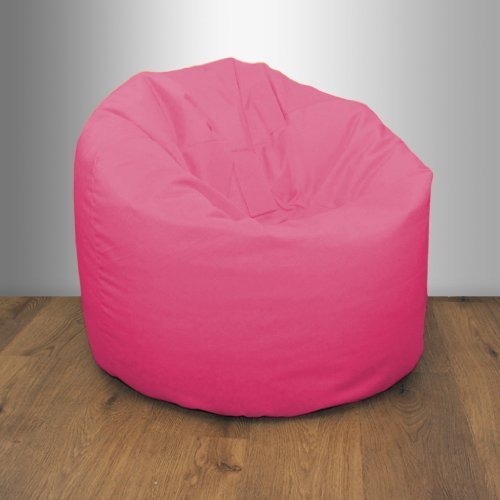 Shopisfy Large Children's & Teen's Water Resistant Fabric Bean Bag, Pink