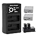 Produktbild VBESTLIFE Dual USB-Kanal-Fotoladegerät, LP-E8 USB-Ladegerät mit LCD-Display Geeignet für Canon EOS 550D 600D 650D 700D