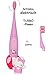 Produktbild Unbekannt 3 TLG. Set: elektronische SCHALL Zahnbürste -  Hello Kitty  - Schallzahnbürste - incl. Zahnbürstenhalter & extra Bürstenkopf / Aufsatz - Kinder & Baby / Bat..