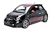 Produktbild Bburago 12078bk – Fiat 500 Abarth – 2008 – Echelle 1/18 – Schwarz/Weiß