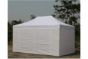 CILVANI SRL GAZEBO PROF. 3X4,5 MT PIEGHEVOLE RAPIDO AUTOMATICO CON SET PARETI LATERALI (GAZ.BIANCO + 4 PARETI)