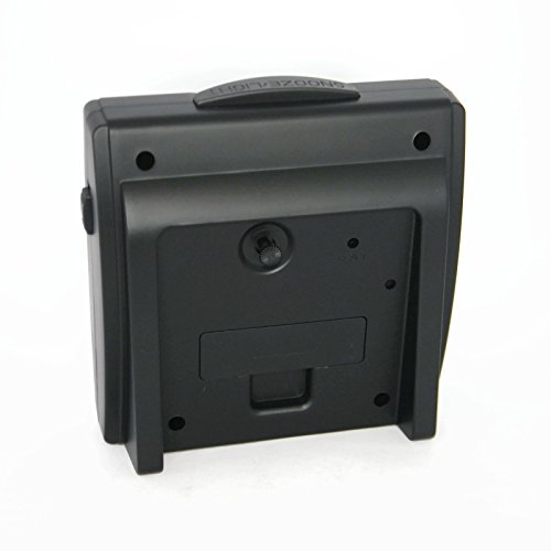 Großer XXL Funkwecker Licht Snooze DCF77 Schwarz Analog – MAGIC 1895-7 - 4