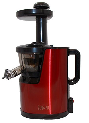 Extracteur de jus Vertical VitalJuicer 01 Inox rouge by Zen