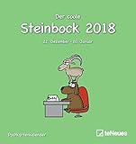 Sternzeichen Steinbock 2018 - Postkartenkalender, Sternzeichenkalender, Horoskop, Astro - 16 x 17 cm by 