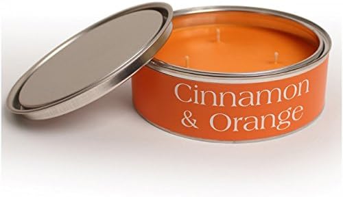 Orange and Cinnamon candle - Triple Wick - New in Tin