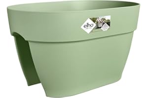 Elho Vibia Campana Flower Bridge 40 - Planteur pour Balcon & Extérieur - Ø 39.0 x H 22.0 cm - Vert/Vert Pistache