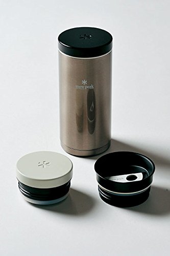 Snow Peak Kanpai Bottle 350 ml dark silver TW-070 - 4