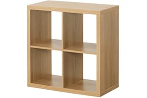 Ikea Kallax Étagère Blanche - 77 x 77 cm chêne