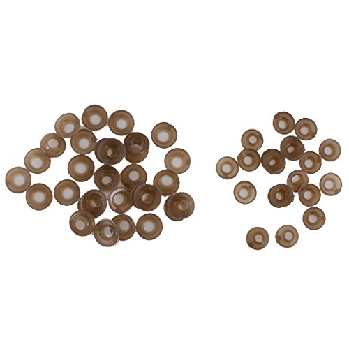 MagiDeal Kunststoff Sicherheit Augen Mit Unterlegscheiben, Für Puppen Diy Machen, Gemischte Farbe – 12-20mm 52 Stück - 3