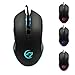 Produktbild obiqngwi für elektronische Wettkampfsportarten, G812 Buntes Atemlicht 800/1200/1600/2400 dpi PC Optical Wire Gaming Mouse - Schwarz