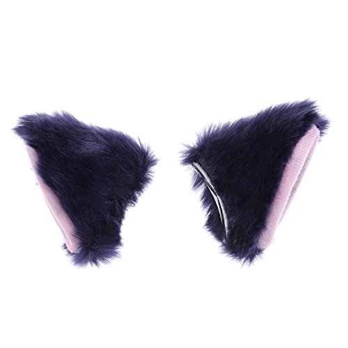 Preisvergleich Produktbild ODN Süße Katze Ohr Clip in Cosplay Haar Zusätzen Cat Ears (Marine)
