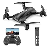 Benutzerdefinierte Flugroute für mehr Spaß: Tap Fly-Modus: In diesem Modus kann die Drohne auf einer voreingestellten Route gemäß den von Ihnen festgelegten Wegpunkten fliegen. Circle Fly-Modus: In diesem Modus kann die Drohne um die von Ihnen festgelegten Wegpunkte fliegen. Follow Me-Modus: In diesem Modus kann die Drohne dem GPS-Signal Ihres Smartphones automatisch folgen und Sie filmen, wohin auch immer Sie sich bewegen. Diese Drohne ist besonders für Selfies geeignet. Diese Modi müssen von