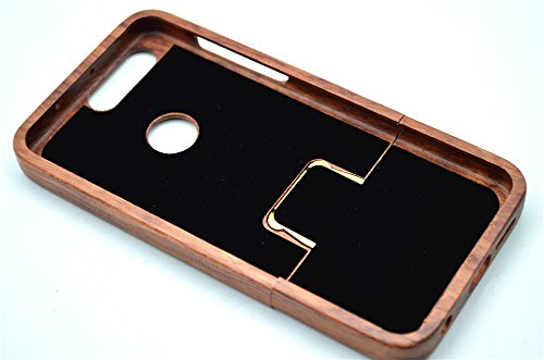PhantomSky Huawei Honor 8 Funda de Madera   Serie de Lujo  Natural Hecha a Mano de Bamb   Madera Carcasa Case Cover para tu Smartphone - Comp  s Palisandro Rosewood Compass 