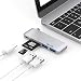 Produktbild QacQoc USB-C Hub 5 in 1 PD Type C Adapter USB c Dock PD mit 2 USB 3.0, SD/Mirco SD Ports für MacBook, Huawei Matebook, Chormbook usw.