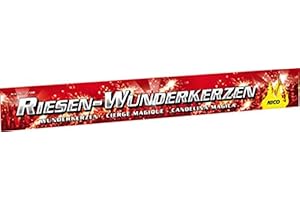 100 XXL Riesen Wunderkerzen Nico Feuerwerk a 45cm ca. je 90 Sekunden Brenndauer