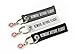 Price comparison product image Set of 3 Mini Keyring - Remove Before Flight - Black, White and Grey