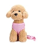 Ajustable: El pecho de la silla es ajustable. Usted puede dar a su perro la mejor condición cómoda mediante ajustes en el pecho. Lo que es más, le asegura bloqueo fácil y rápido con un solo clic fácil, hebilla con cerradura.