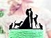 Produktbild Braut und Bräutigam Favorite Animal Silhouette Hochzeit Paar Topper, mit Pets Tiere Herr und Frau Hochzeit Tortenaufsatz Hochzeit Partyzubehör Jahrestag Geschenke