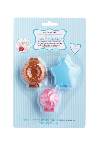 Sweetly Does It Formen für Cake-Pops (Stern, Donut, Cupcake), 3-teilig - 2