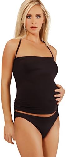 Picchu Maternity Tankini, Black, size 10