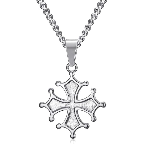 Collier Chaîne Avec Pendentif Croix Occitane En Argent 925 – Bijou Créateur Artisanal – Neuf Sans Emballage